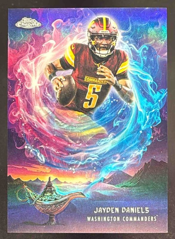 Jayden Daniels 2025 Topps Chrome #GG-10 Game Genies /(SSP) Price