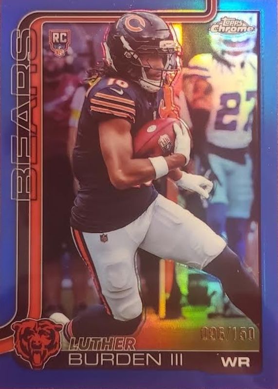 2025 Topps Chrome #334 Rookie - Blue Refractor /150