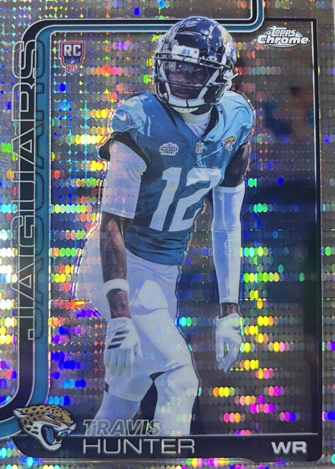 Travis Hunter 2025 Topps Chrome #332 Rookie - Pulsar Refractor Price ...