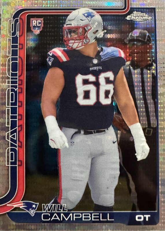 2025 Topps Chrome #379 Rookie - Pulsar Refractor