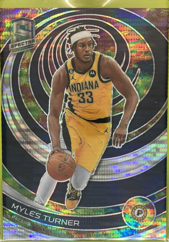 Myles Turner 2022 Spectra #31 Celestial /149 RAW