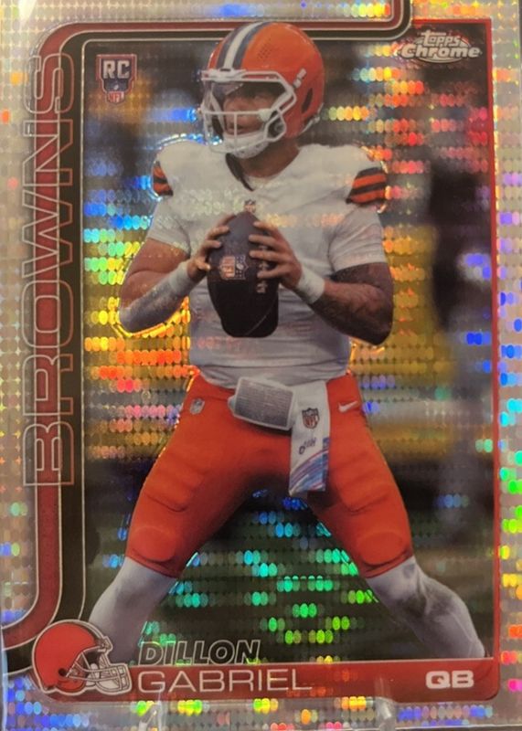 2025 Topps Chrome #317 Rookie - Pulsar Refractor