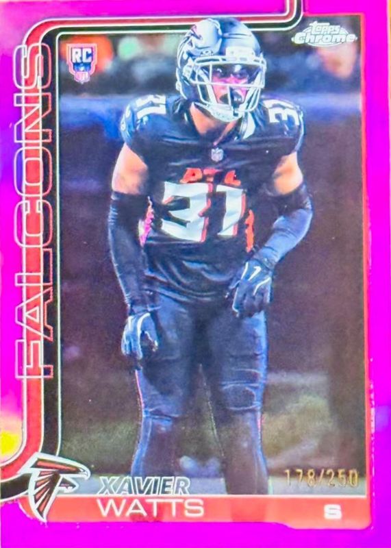 2025 Topps Chrome #393 Rookie - Pink Refractor /250