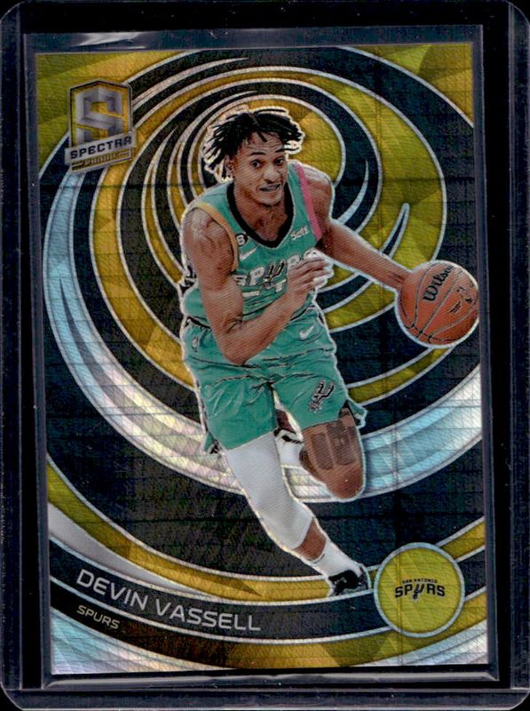 Devin Vassell 2022 Spectra #108 Asia Gold /3 RAW