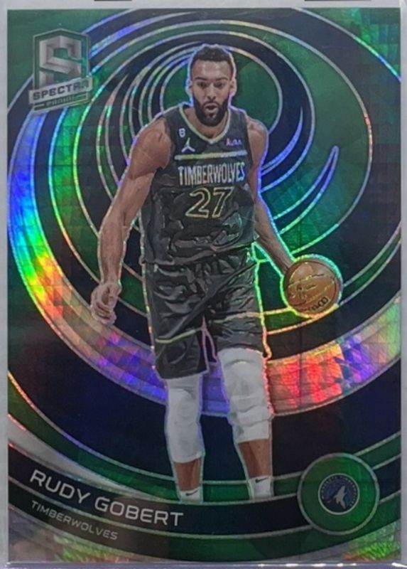 Rudy Gobert 2022 Spectra #58 Asia Green RAW