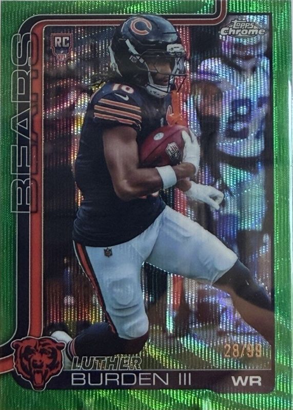 Luther Burden III - #334 Rookie Green Wave Refractor /99