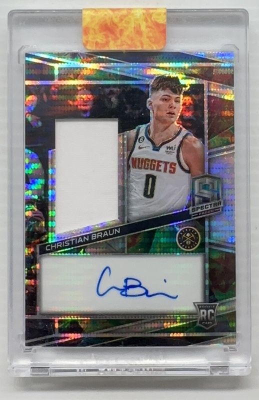 Christian Braun 2022 Spectra #215 Celestial /149 Rookie RAW