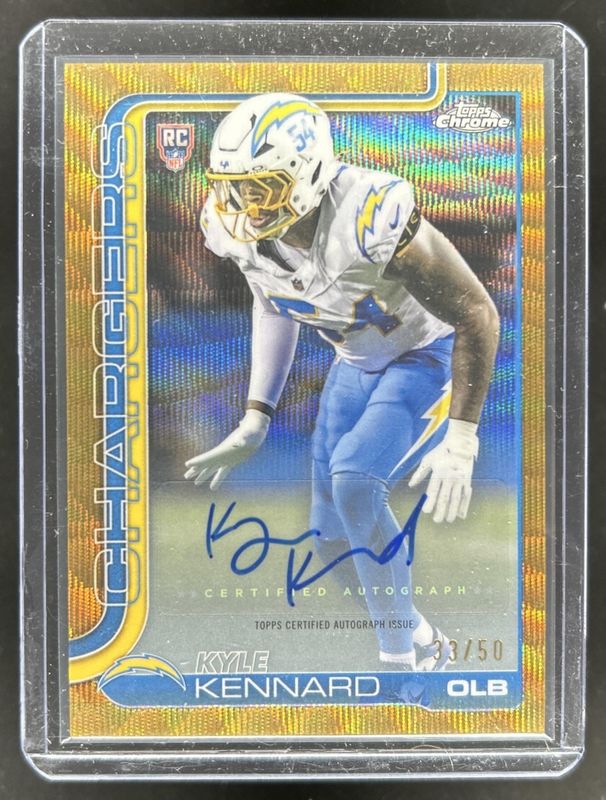 2025 Topps Chrome #RRA-KK Retail Rookie Autographs - Gold Wave Refractor /50