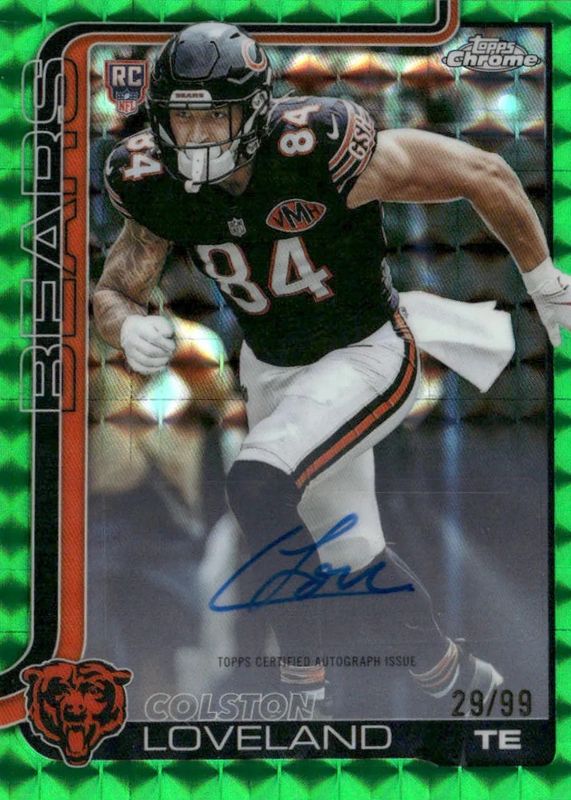 Colston Loveland 2025 Topps Chrome #RA-CL Rookie Autographs