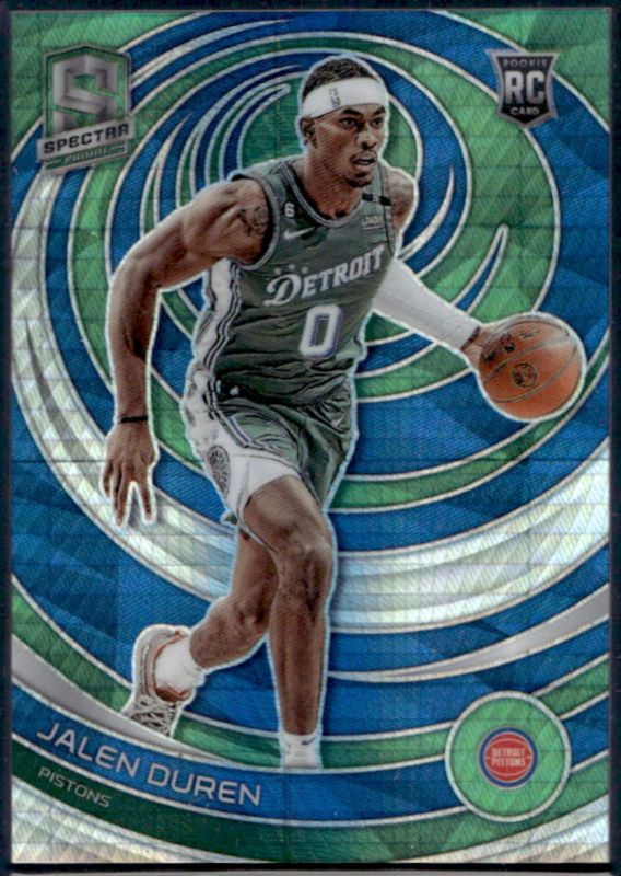 Jalen Duren 2022 Spectra #163 Asia Green Rookie RAW