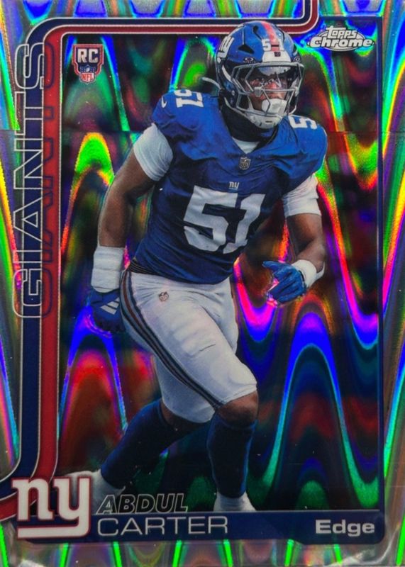 2025 Topps Chrome #350 Rookie - RayWave Refractor