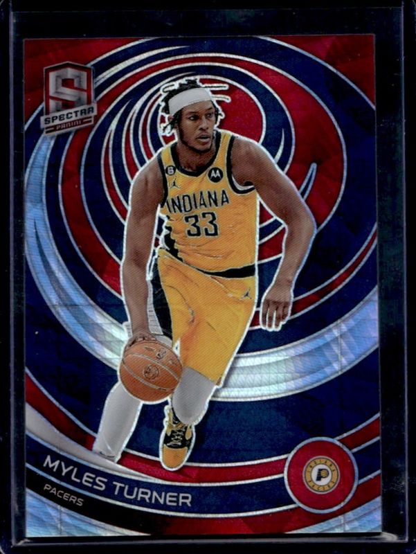 Myles Turner 2022 Spectra #31 Asia Red RAW