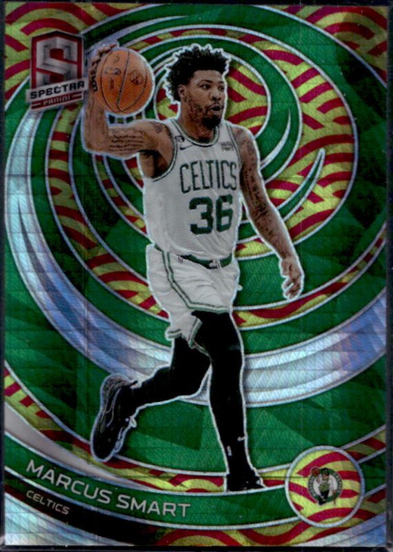 Marcus Smart 2022 Spectra #20 Asia Red & Yellow /75 RAW