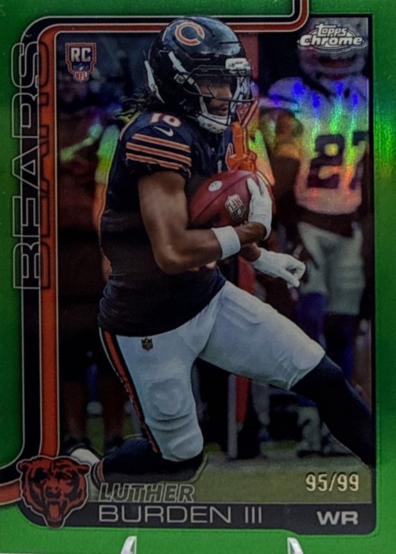 2025 Topps Chrome #334 Rookie - Green Refractor /99