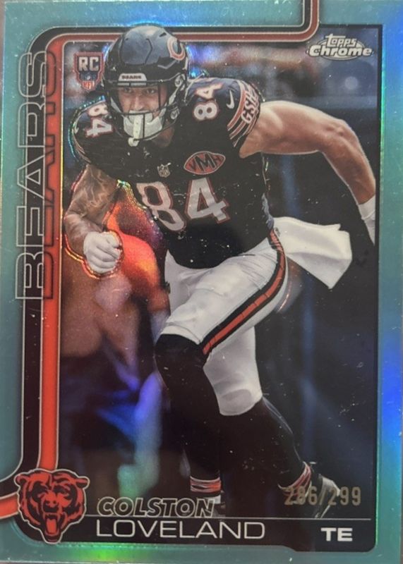2025 Topps Chrome #345 Rookie - Teal Refractor /299