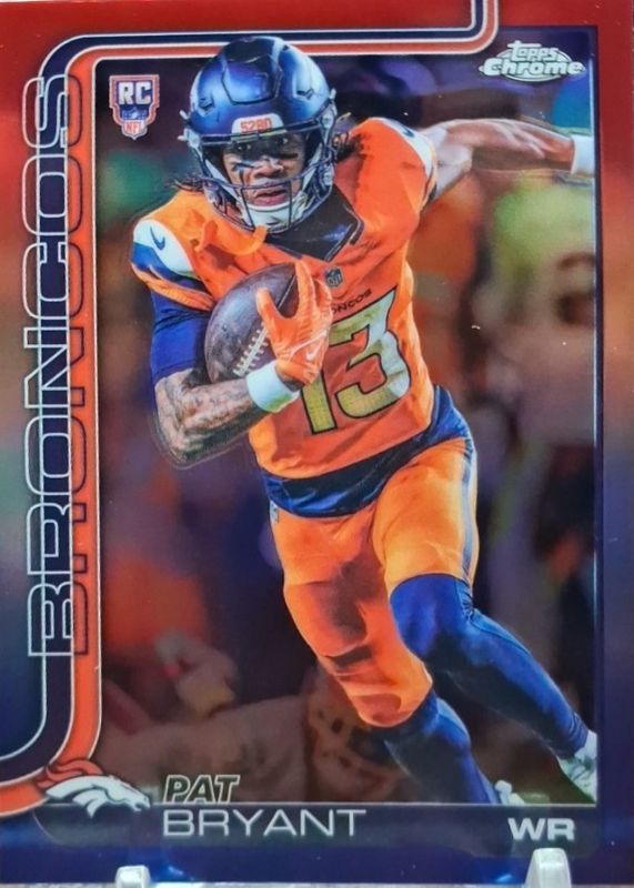 2025 Topps Chrome #313 Rookie - Red White Blue Refractor