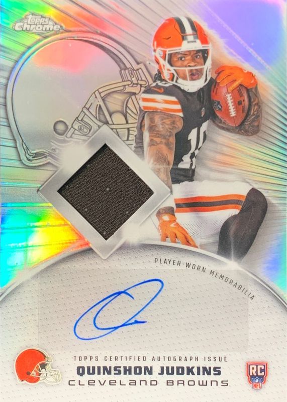 2025 Topps Chrome #RPA-QJ Rookie Patch Autographs