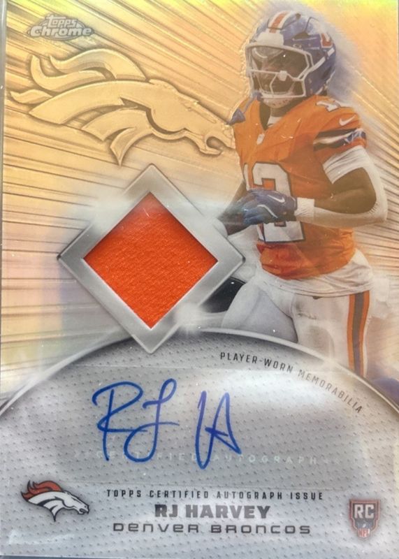 2025 Topps Chrome #RPA-RH Rookie Patch Autographs