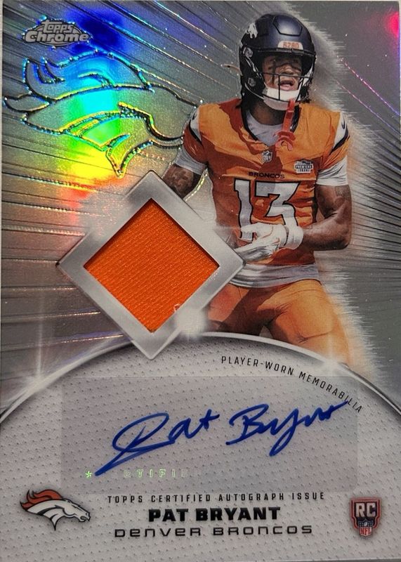 2025 Topps Chrome #RPA-PB Rookie Patch Autographs