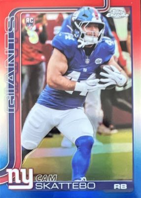 2025 Topps Chrome #331 Rookie - Red White Blue Refractor