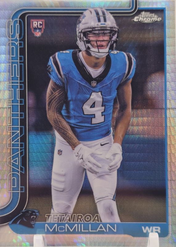 Tetairoa McMillan 2025 Topps Chrome #326 Rookie - Prism Refractor Price ...