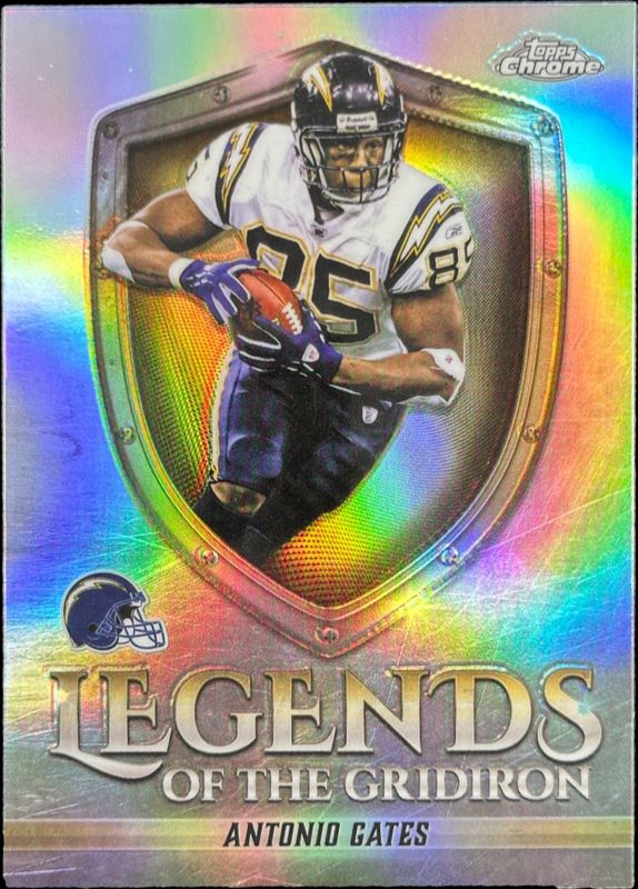 Antonio Gates 2025 Topps Chrome #LOG-32 Legends of the Gridiron