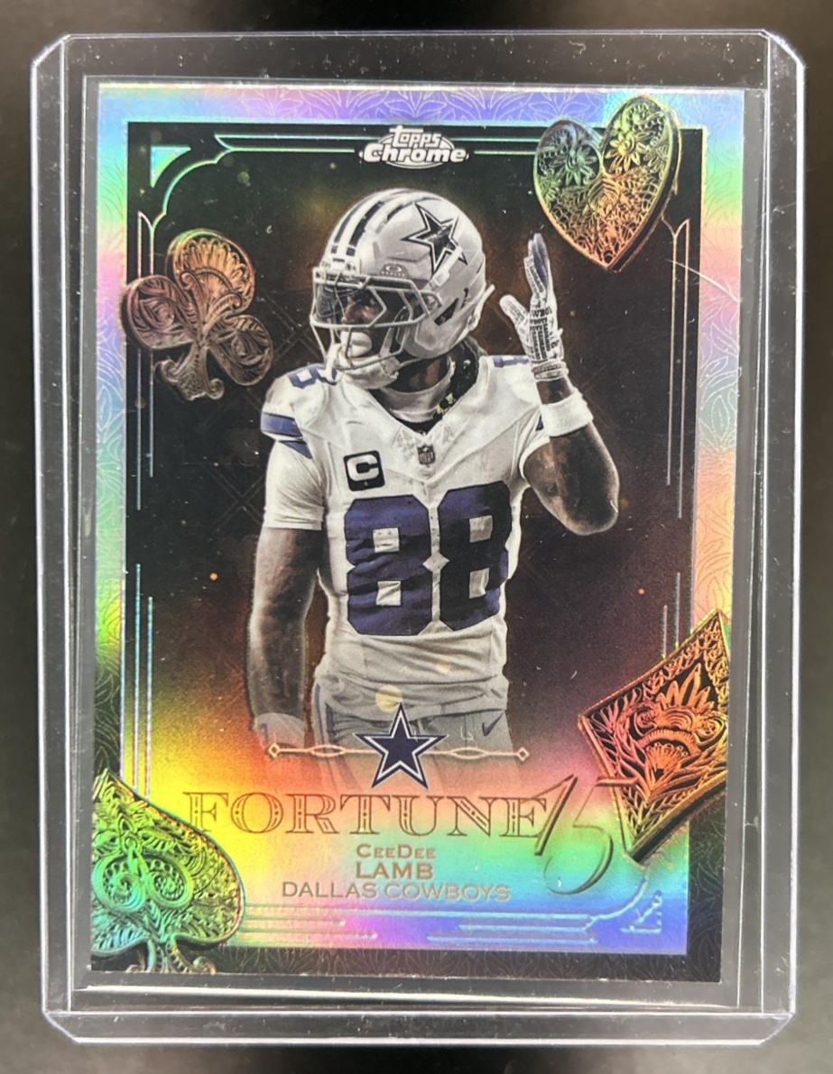 CeeDee Lamb 2025 Topps Chrome #F15-9 Fortune 15 - Refractor Price