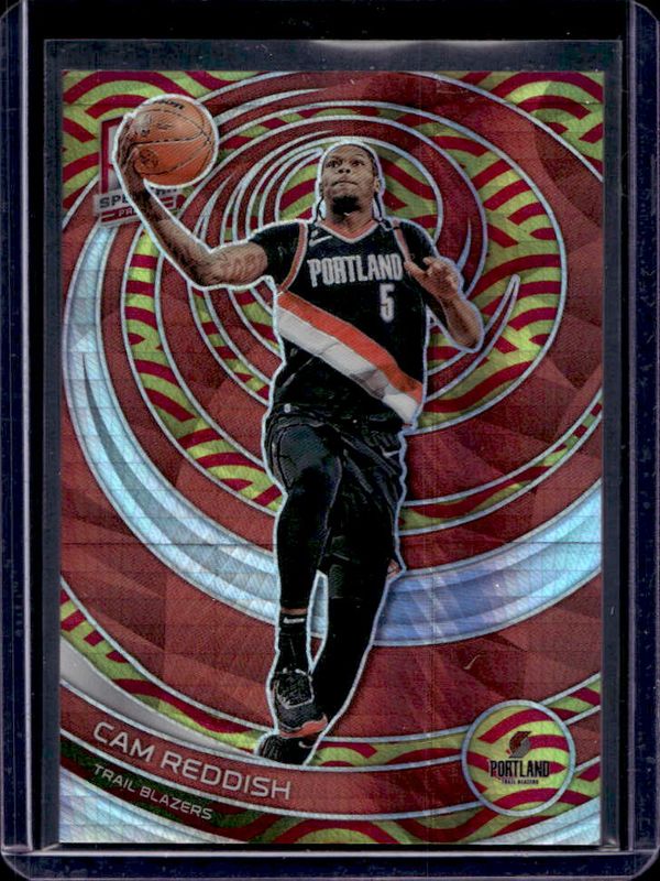 Cam Reddish 2022 Spectra #75 Asia Red & Yellow /75 RAW
