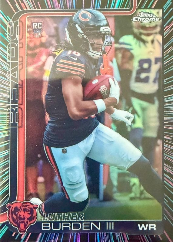 2025 Topps Chrome #334 Rookie - Neon Pulse Refractor /(SSP)