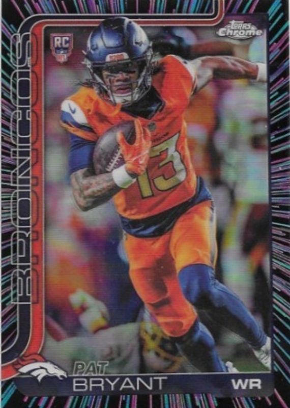 2025 Topps Chrome #313 Rookie - Neon Pulse Refractor /(SSP)