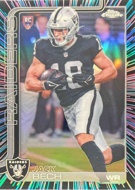 2025 Topps Chrome #388 Rookie - Neon Pulse Refractor /(SSP)