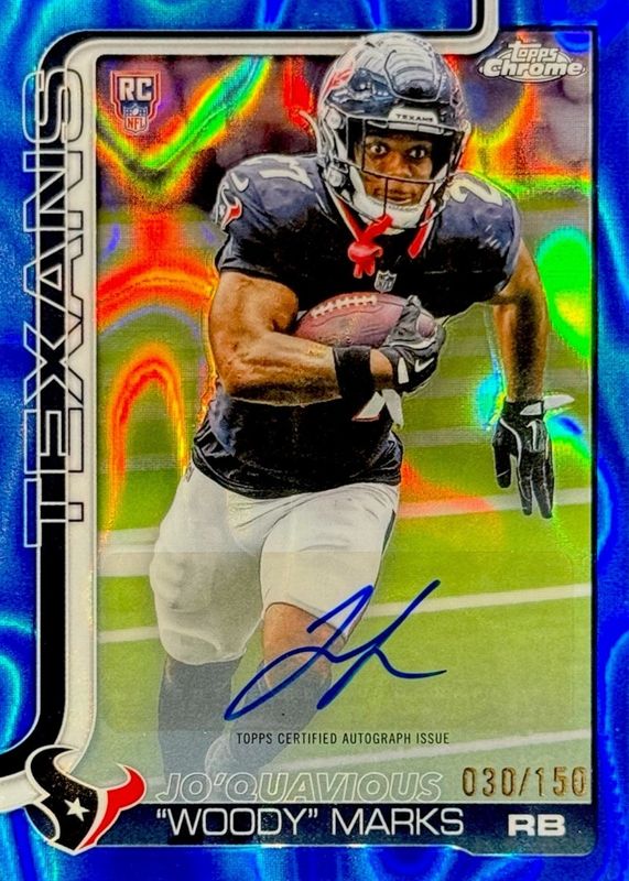 2025 Topps Chrome #RA-WMA Rookie Autographs - Blue Lava Refractor /150