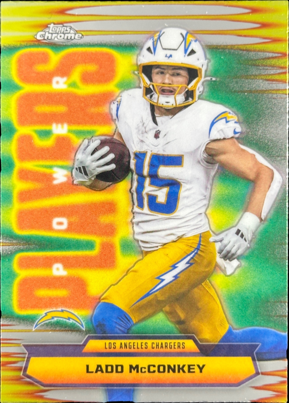 Ladd McConkey 2025 Topps Chrome #PP-27 Power Players Price Guide