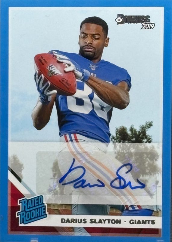 2019 Donruss #338 Rated Rookie Autographs - Blue