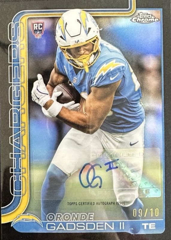 2025 Topps Chrome #RRA-OGII Retail Rookie Autographs - Black Refractor /10