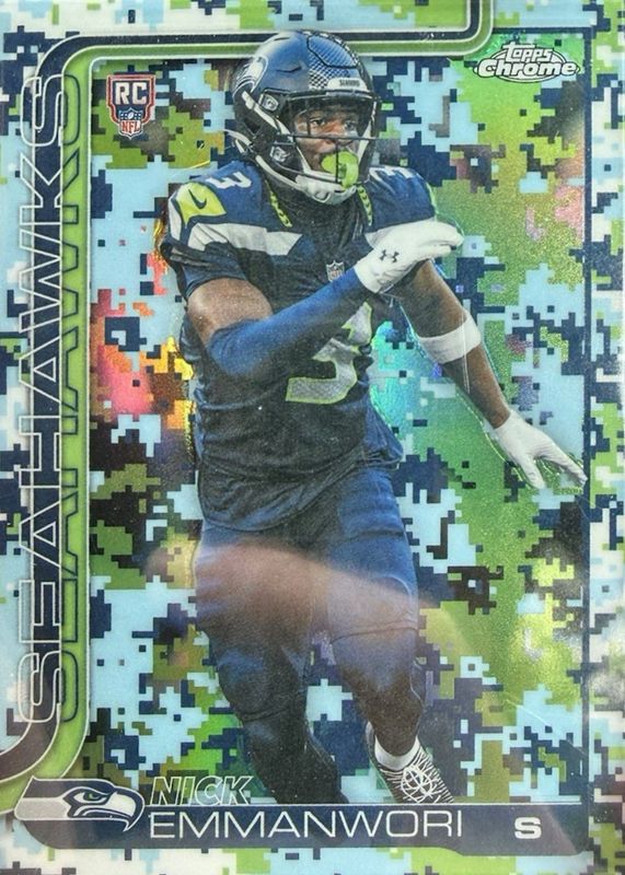 2025 Topps Chrome #348 Team Camo Variation
