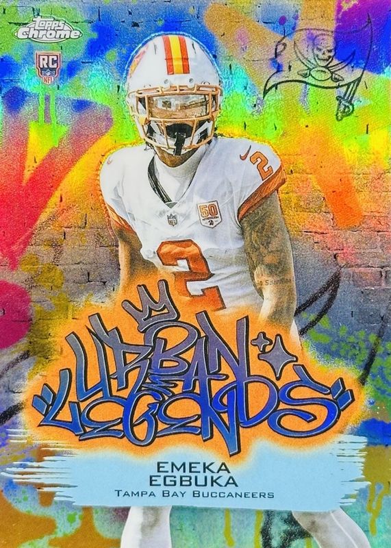 Emeka Egbuka 2025 Topps Chrome #UL-17 Urban Legends /(SSP) Price