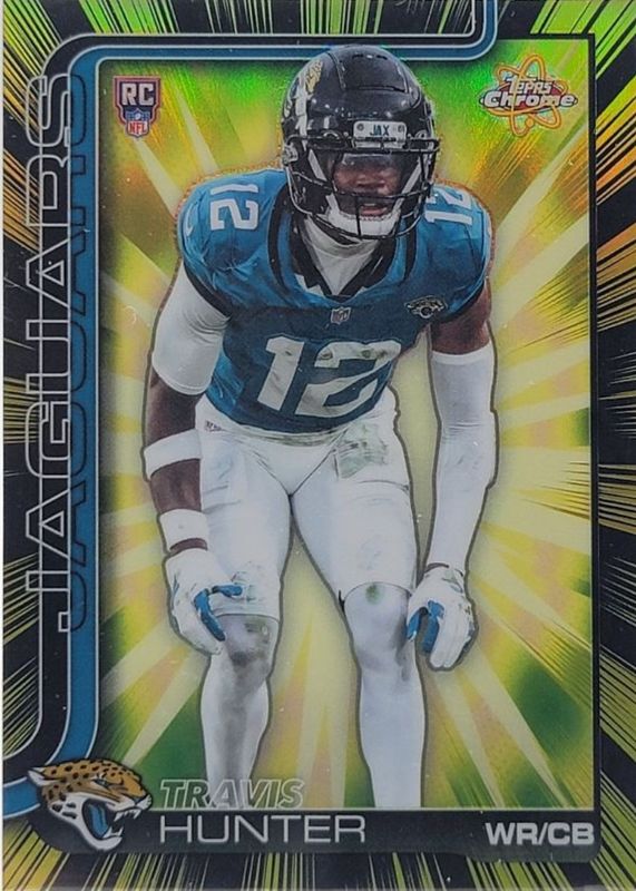 Travis Hunter 2025 Topps Chrome #RR-4 Radiating Rookies /(SSP) Price ...