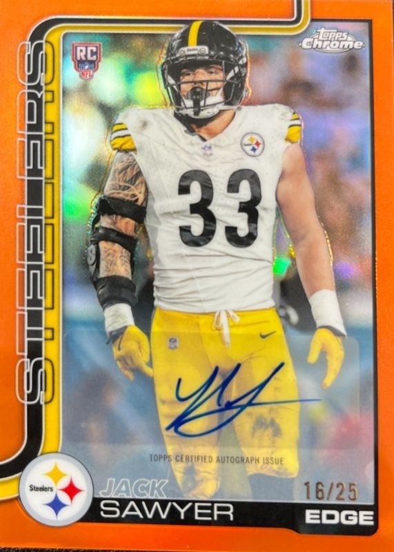 2025 Topps Chrome #RA-JSA Rookie Autographs - Orange Refractor /25