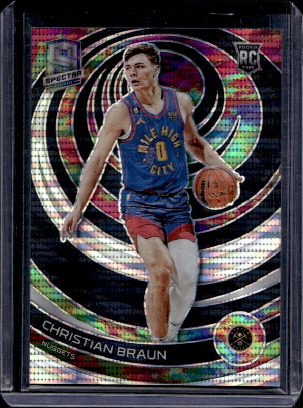 Christian Braun 2022 Spectra #170 Celestial /149 Rookie RAW