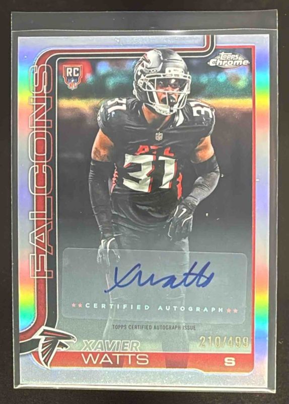 2025 Topps Chrome #RA-XW Rookie Autographs - Refractor /499