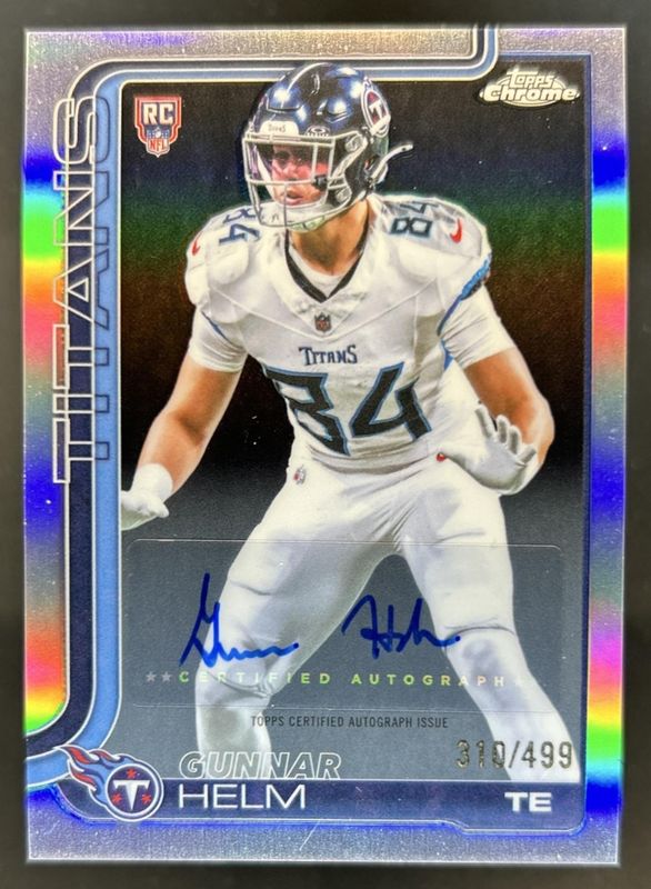 2025 Topps Chrome #RA-GH Rookie Autographs - Refractor /499