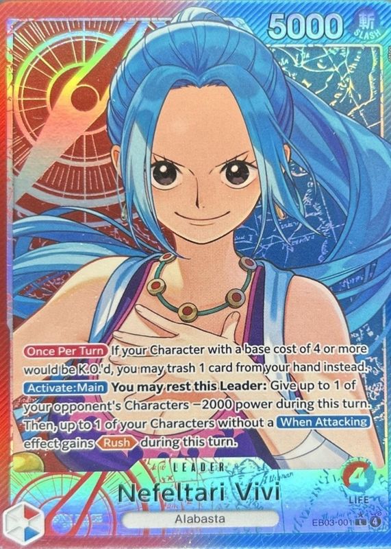 2026 Extra Booster: Heroines Edition #EB03-001 Leader (Alternate Art)