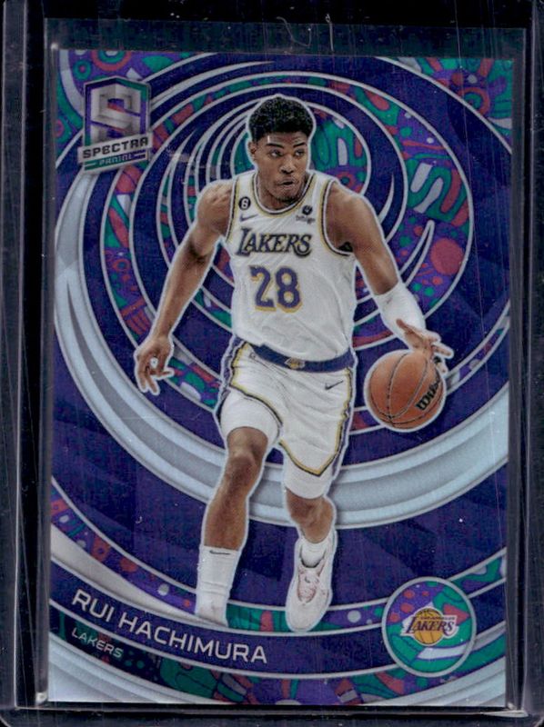 Rui Hachimura 2022 Spectra #57 Psychedelic RAW