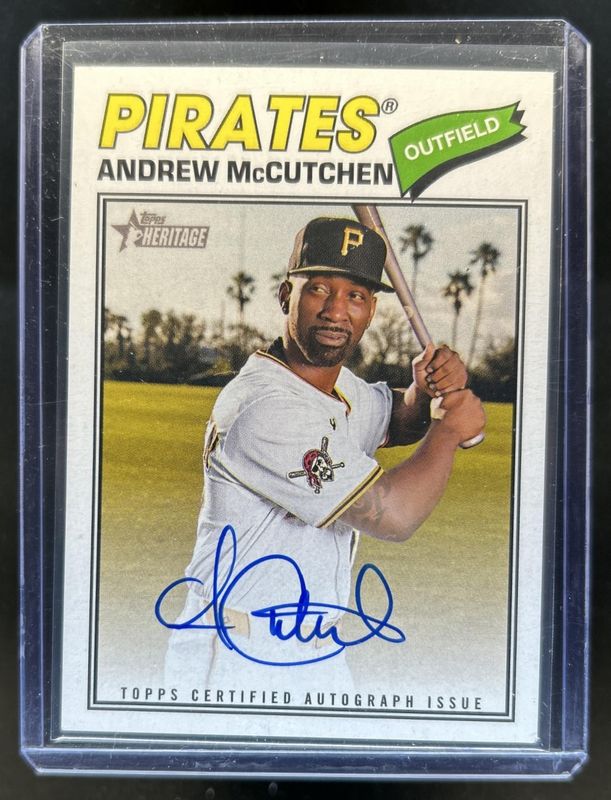 Andrew McCutchen 2026 Topps Heritage #ROA-AMC Real One Autographs Price ...