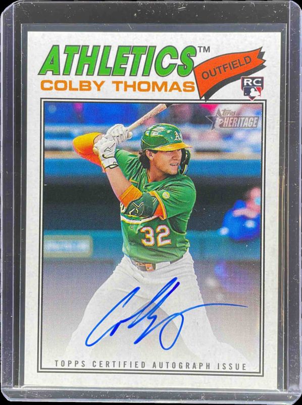 2026 Topps Heritage #ROA-CT Real One Autographs