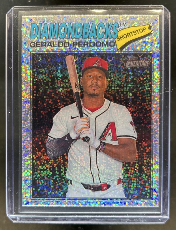 2026 Topps Heritage #216 Chrome - Silver Sparkle Refractor