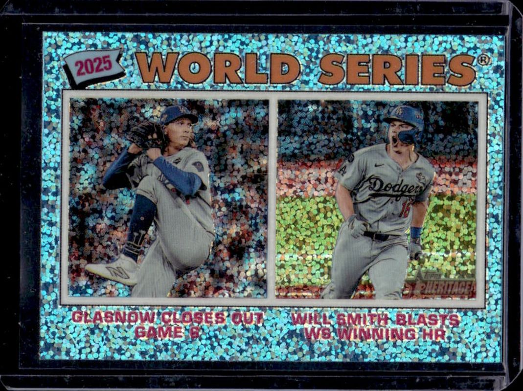2026 Topps Heritage #312 Chrome - Aqua Sparkle Refractor