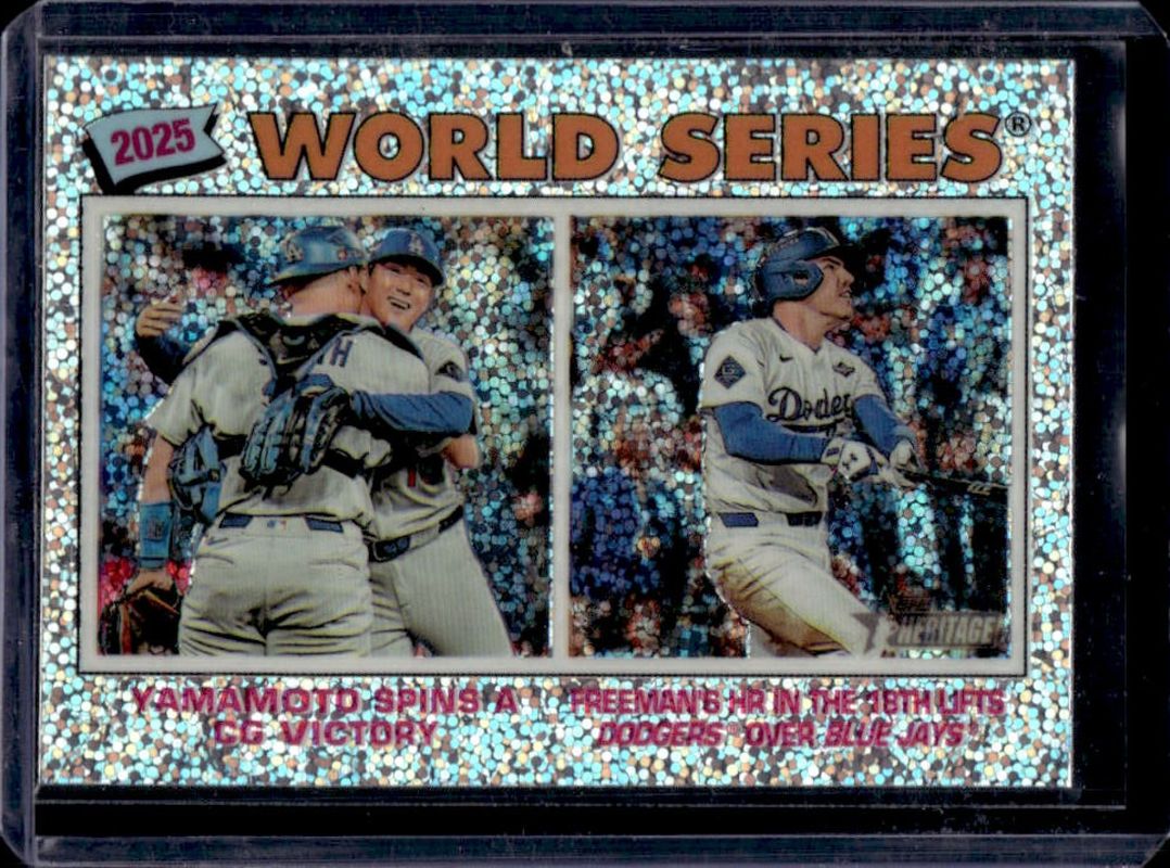 2026 Topps Heritage #311 Chrome - Silver Sparkle Refractor