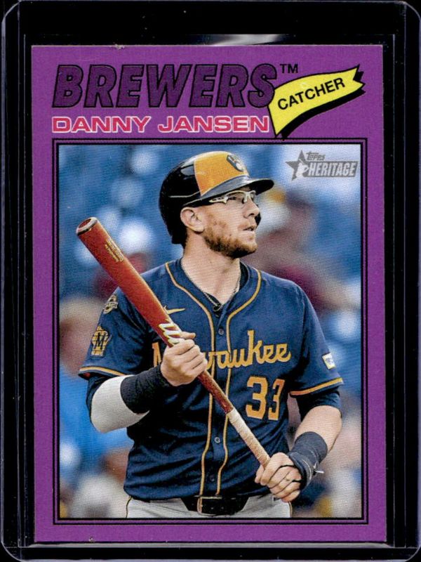 2026 Topps Heritage #347 Light Purple Border